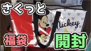 【福袋開封】時間のない方必見！？ディズニー福袋をサクッと開封！！【2020年】