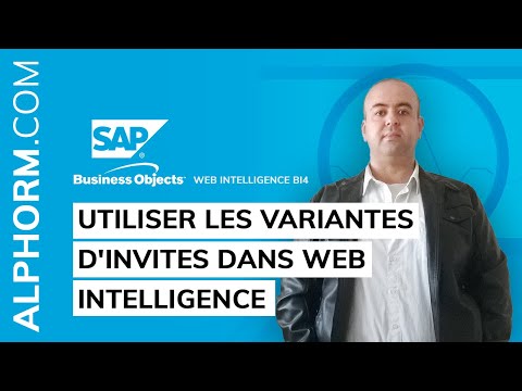 Comment utiliser les Variantes D invites Dans Web Intelligence
