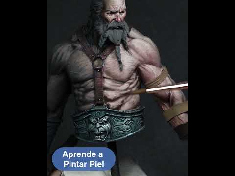 How to Paint Skin - Old Barbarian // Paint Miniatures #shorts @Zwo&Company