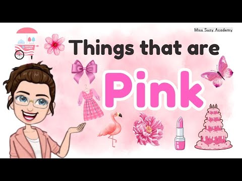 THINGS THAT ARE PINK | Learning Colors for Kids | Pink Color Objects
