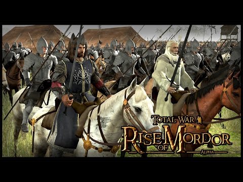 Gandalf Rides To Save A Surrounded Aragorn - 11,000 Uruk-Hai Invasion | Rise Of Mordor Total War