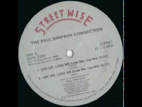 The Paul Simpson Connection - Use Me, Lose Me (Lose Me, Use Me) (1983) .wmv