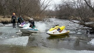 Jet Ski Ice Berging!