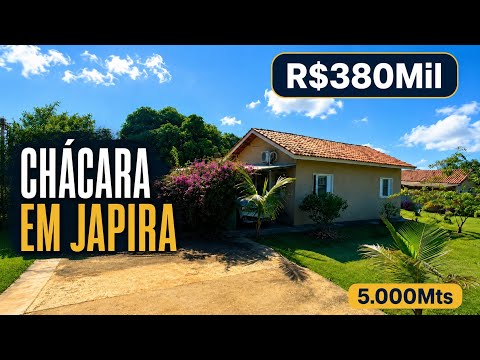 Chácara Incrível 5.000m², 2 Casas e Muitas Frutas Japira-Pr R$ 380Mil