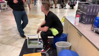 Mall Sneaker Cleaning - Unintentional ASMR