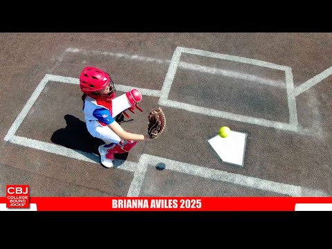 Brianna Aviles 2025 Catcher/1st Base Softball Skills Video