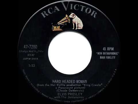 1958 HITS ARCHIVE  Hard Headed Woman   Elvis Presley a #1 record