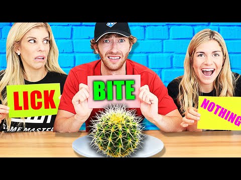 Extreme Bite, Lick Or Nothing Food Challenge to Find Missing Truth about RHS!