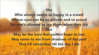 &quot;She&quot; lyrics by Elvis Costello from &quot;Notting Hill&quot; soundtrack
