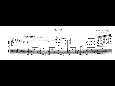 Scriabin - Etude Op. 8, No. 12 [Tomoki Sakata]
