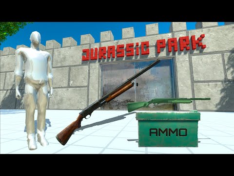 BATTLE in JURASSIC PARK PART 2 - Animal Revolt Battle Simulator ARBS