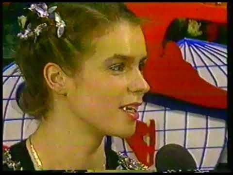 Figure Skating - 1987 - Scott Hamilton Interview DDR Katarina Witt After Winning Gold At World Champ