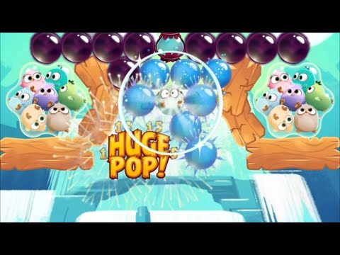 AB POP Angry Birds Level 408-411 game play hard level Win Win with high score!