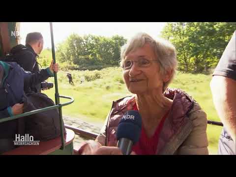 Dampflok Molli ist zu Besuch auf Borkum