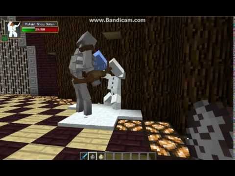 Mutant Snow golem vs Mutant Skeleton