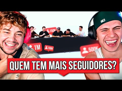 O RANKING: QUEM TEM MAIS SEGUIDORES ft. @LeoPicon