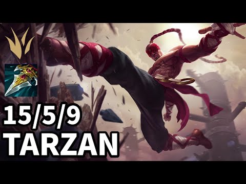 LNG Tarzan Lee Sin Jungle vs VI - Ranked Challenger - Patch KR 12.15