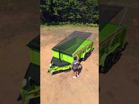 The Ultimate Dump Trailer Tarp 🔥| Diamond C #Shorts