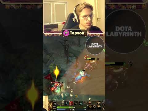 Topson and Topson's Son Against 3 Enemy on MID Dota 2 #dota2 #gaming #outplay