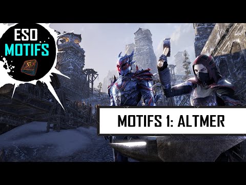 ESO Motifs 25: Aldmeri Dominion