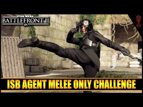 ISB Agent MELEE ONLY Challenge! Star Wars Battlefront 2