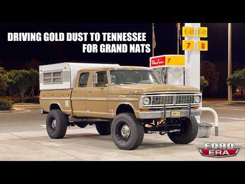 Driving Gold Dust to Tennessee & Doing Burnouts!!! | Grand National F100 Show 2022 | Ford Era