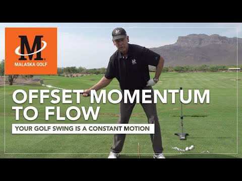Malaska Golf // Offset Momentum to Flow - Your Golf Swing is a Constant Motion