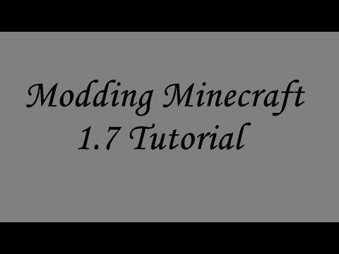 iMod Minecraft - Minecraft 1.7 Modding Tutorial - Episode 1 - Setting up the Environment