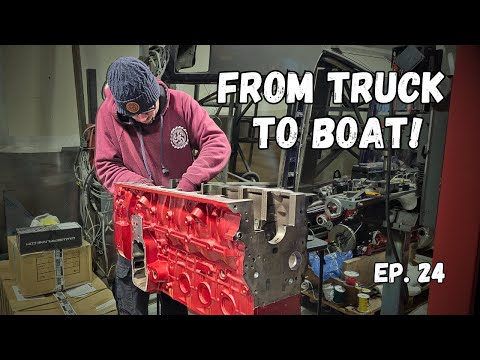 We Rebuilt TWO CUMMINS TRUCK ENGINES to put in our 78' Yacht!