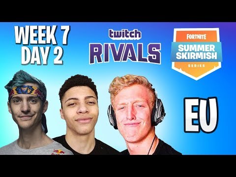 🔴$500k Fortnite Summer Skirmish Week 7 Day 2 [EU] #TwitchRivals