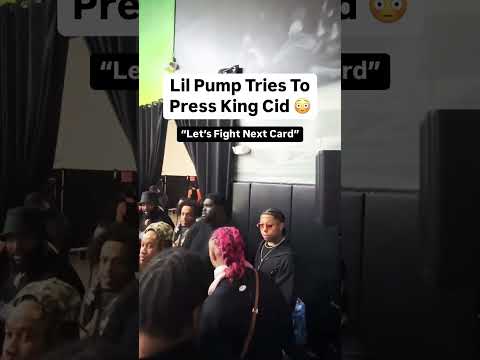 Lil pump & King Cid Heated Argument #shorts #fyp #adinross #fightnight #kingcid