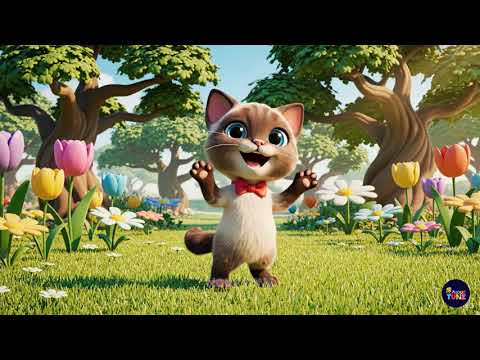 Funny Cat Singing and Dancing | Kids Cartoon Music Video
