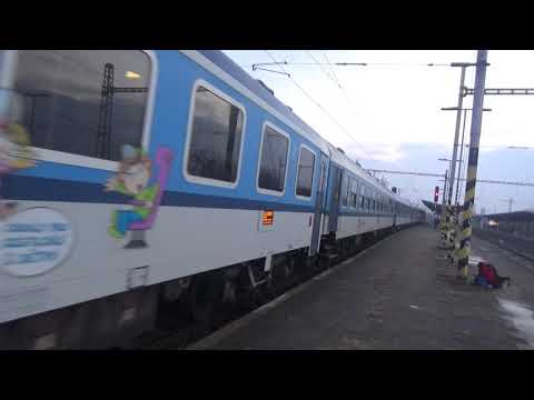 Rychlík 834 Slezan odjezd Brno Židenice