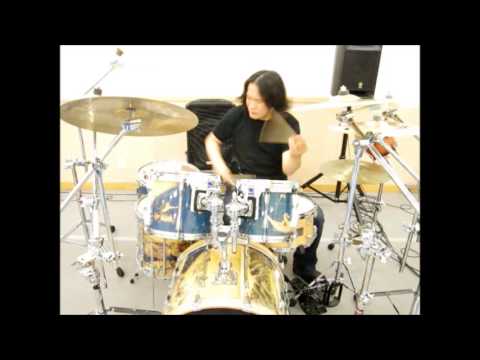 ♪　2012-9　after Hiroshi Chu OKubo drum event  / 大久保宙 ドラムイベント後にセット紹介、簡単なドラムソロ