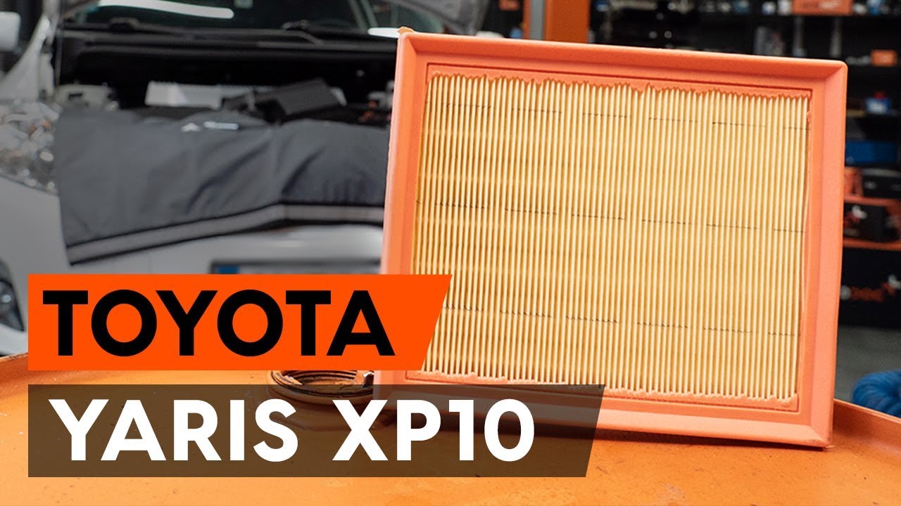 Hoe luchtfilter vervangen bij een Toyota Yaris P1 – Leidraad voor bij het vervangen