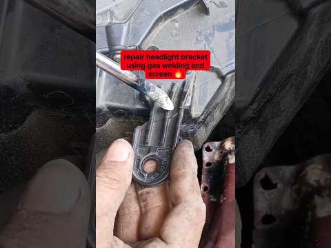 Repair Broken Headlight ✅ #automobile #mechanic #shorts #tools