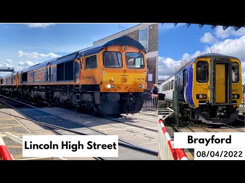 Lincoln High Street & Brayford Level Crossings (08/04/2022)
