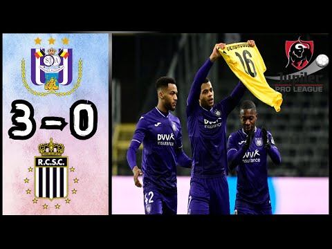 RSC Anderlecht 3 - 0 Charleroi Sporting | Samenvatting | Jupiler Pro League