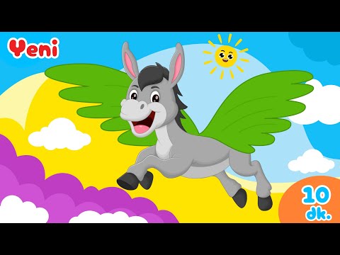 Eşek Uçmak İstemiş - Çocuk Şarkıları - Çiftlik Hayvanları - Eğitici Çizgi Film