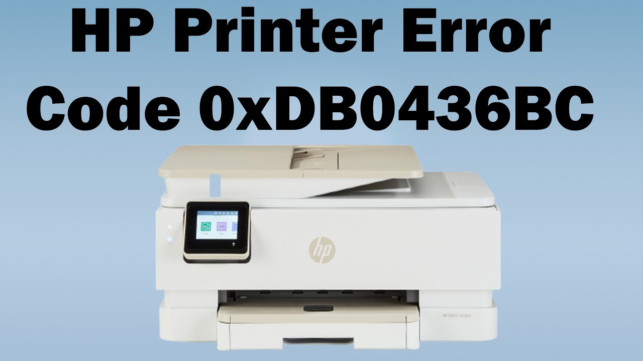 how to FIX HP Printer Error Code 0xDB0436BC windows 11