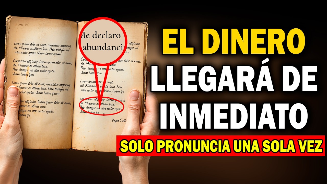 PRONUNCIA este PODEROSO DECRETO METAFÍSICO para ATRAER DINERO ILIMITADO