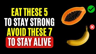 5 Longevity Fruits Seniors Need Daily + 7 High Sugar Culprits Worsening Legs, Joints & Blood Sugar