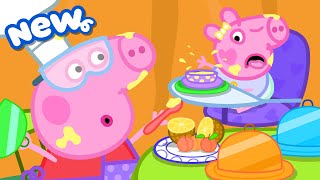 Peppa Pig Tales 2025 🍼 Baby Evie's MYSTERY Taste Test! 🥣 Trying NEW Food! 🍧 BRAND NEW Peppa Pig