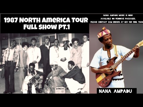 Nana Ampadu & African Brothers Band Int'l' 1987 North America Tour - Full Show (Part 1)