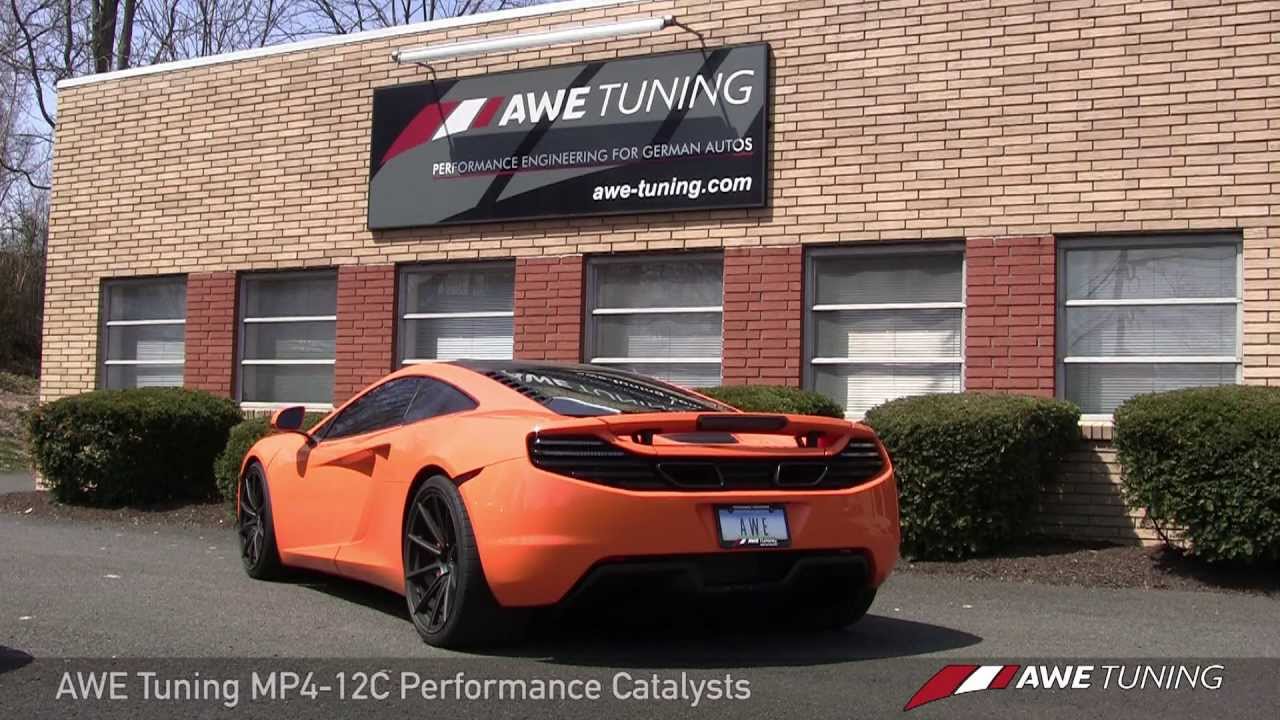 AWE Tuning Performance Exhaust for McLaren MP4-12C - Machined Tips (3010-32014) main image 0