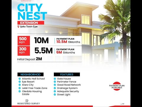 Land For Sale Citynest Estate Extension Aijako Town Epe Lagos Epe Lagos