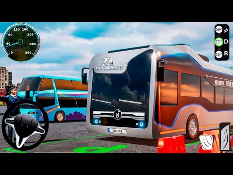 Uphill Offroad Bus Driving Simulator - Modern Bus Simulator New Parking Games - Android GamePlay #2