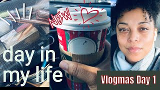 🎄VLOGMAS day 1🎄DAY IN MY LIFE Joe SINGS His Fave Christmas Song | Gotta Try a NEW Starbucks Drink!