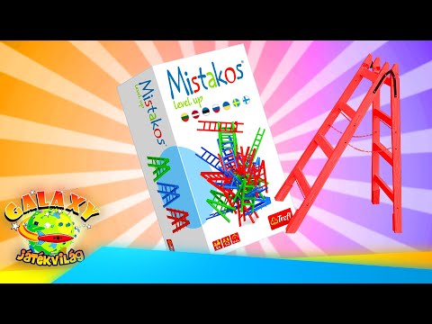 Létra Pakolós Kihívás - Mistakos LEVEL UP Társasjáték Bemutató - Galaxy Játékvilág