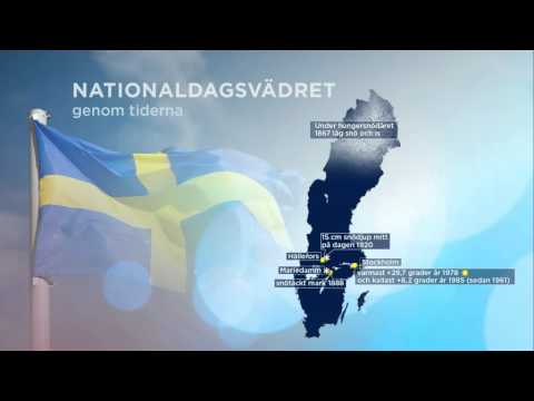 Så blir nationaldagsvädret - Nyhetsmorgon (TV4)